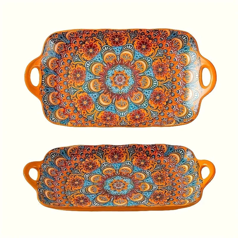 Serving Plates - Ceramic Rectangular Large