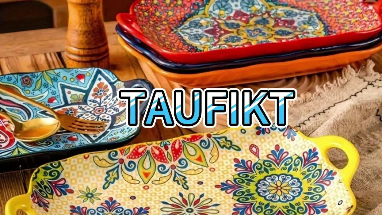 Serving Plates - Ceramic Rectangular Large