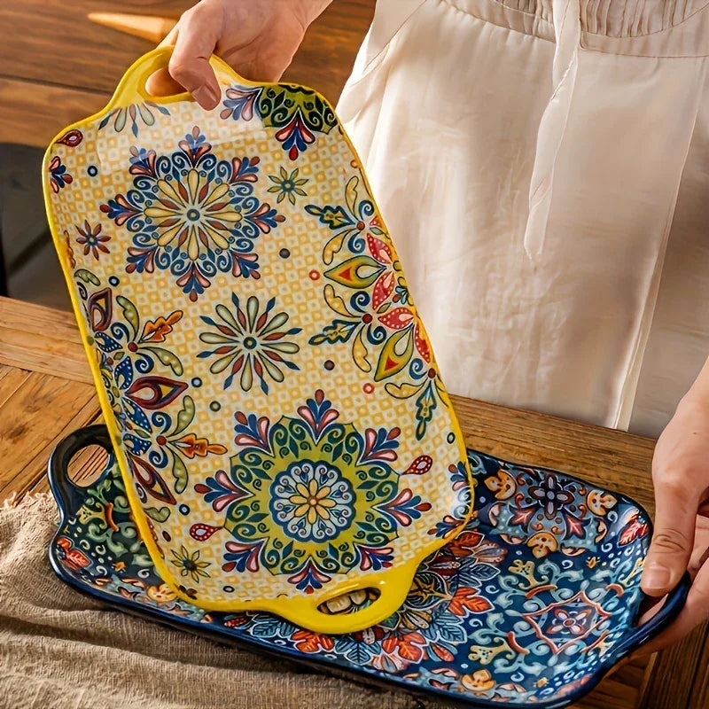 Serving Plates - Ceramic Rectangular Large