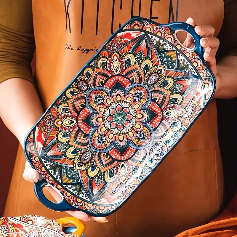 Serving Plates - Ceramic Rectangular Large