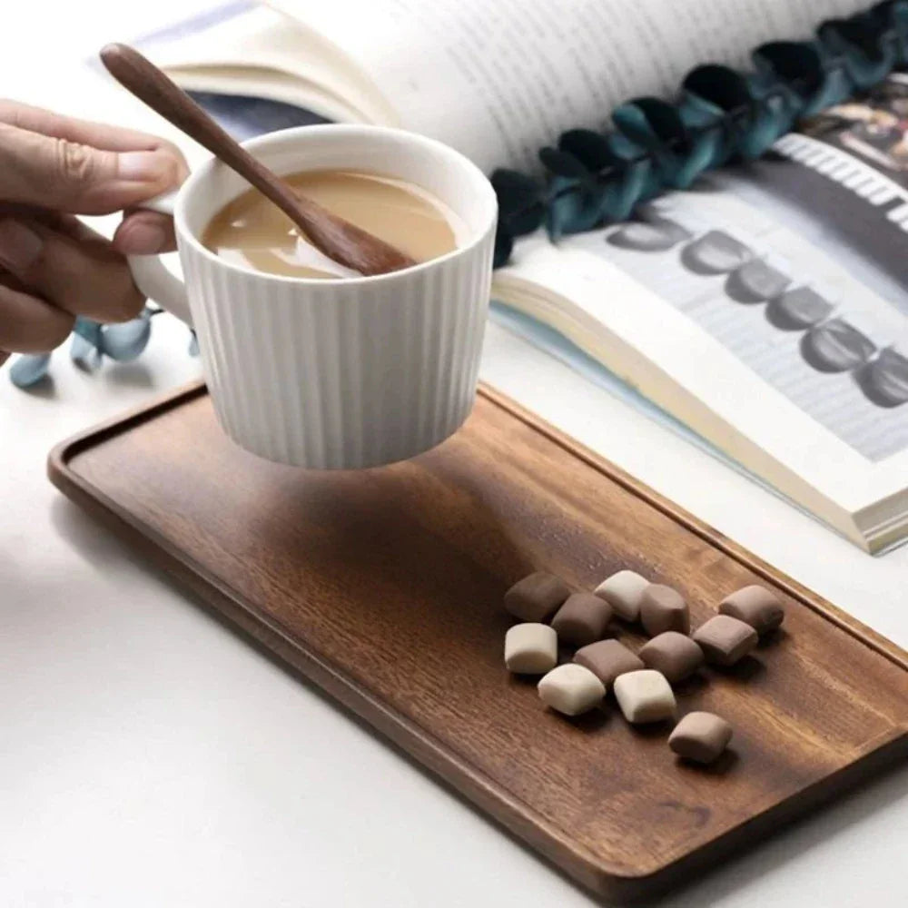 Serving Tray - Wooden Countertop