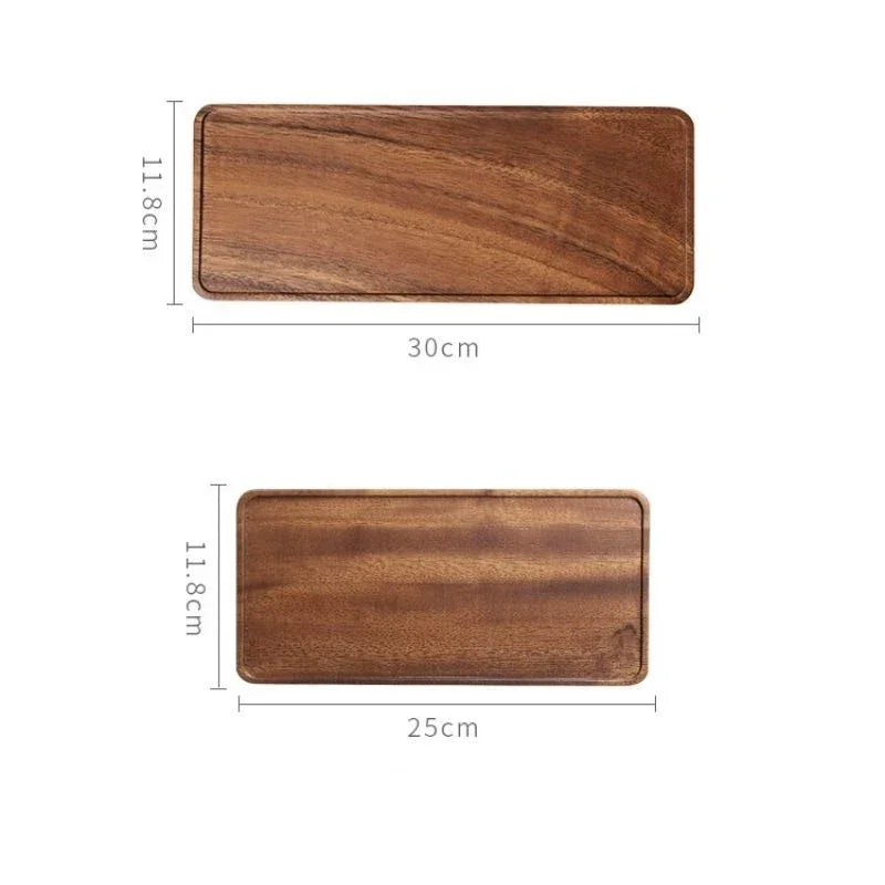 Serving Tray - Wooden Countertop