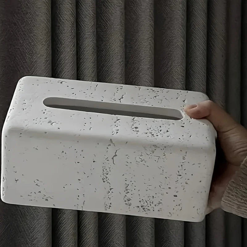 Tissue Box Holder - Modern Wooden Small