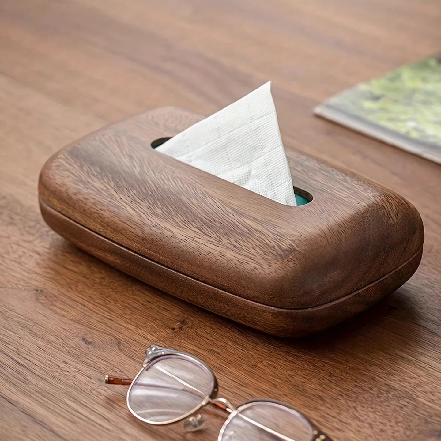 Tissue Box - Luxury Wooden Walnut