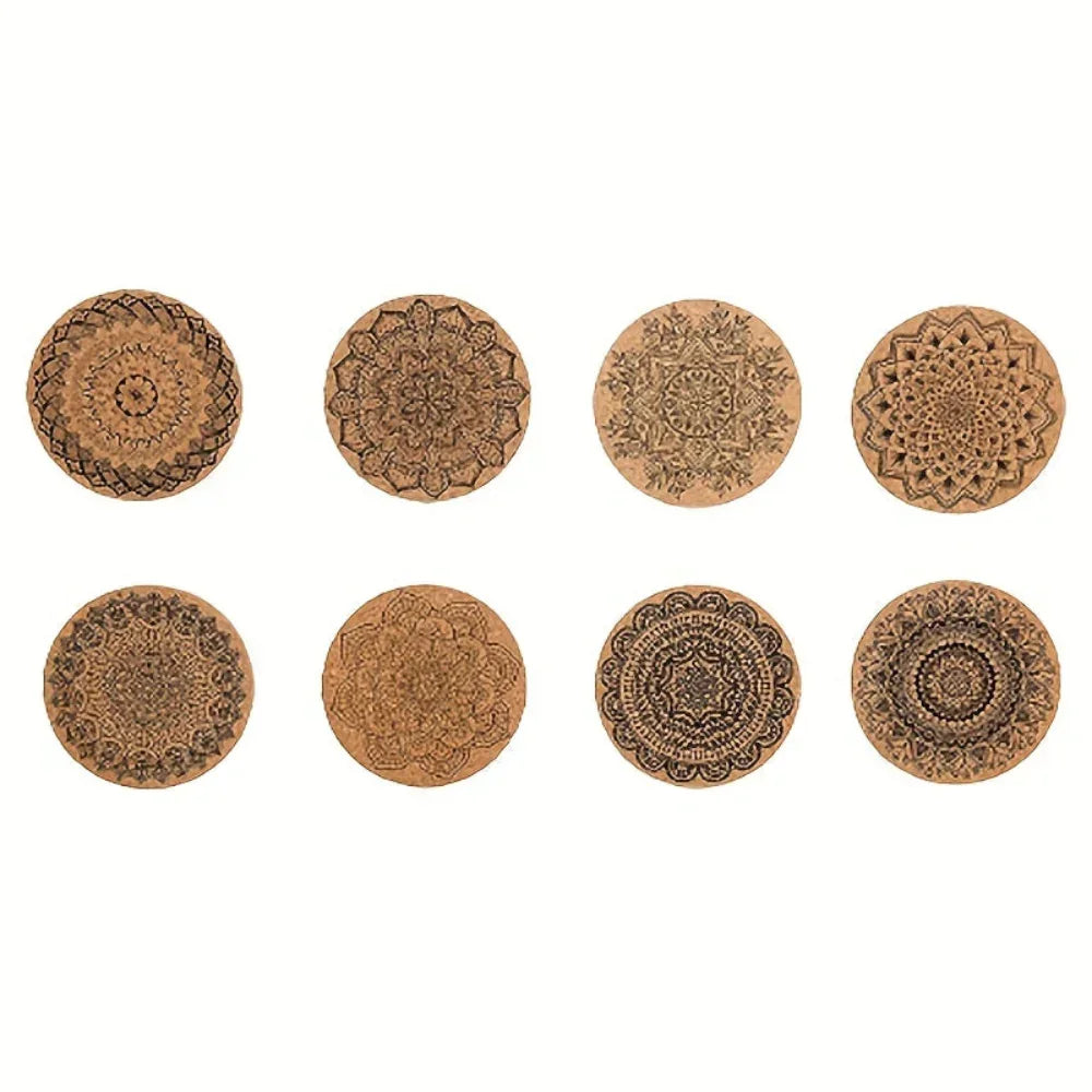 Coasters - Thick Cork 8-Piece