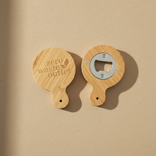 Magnetic Bamboo Bottle Opener
