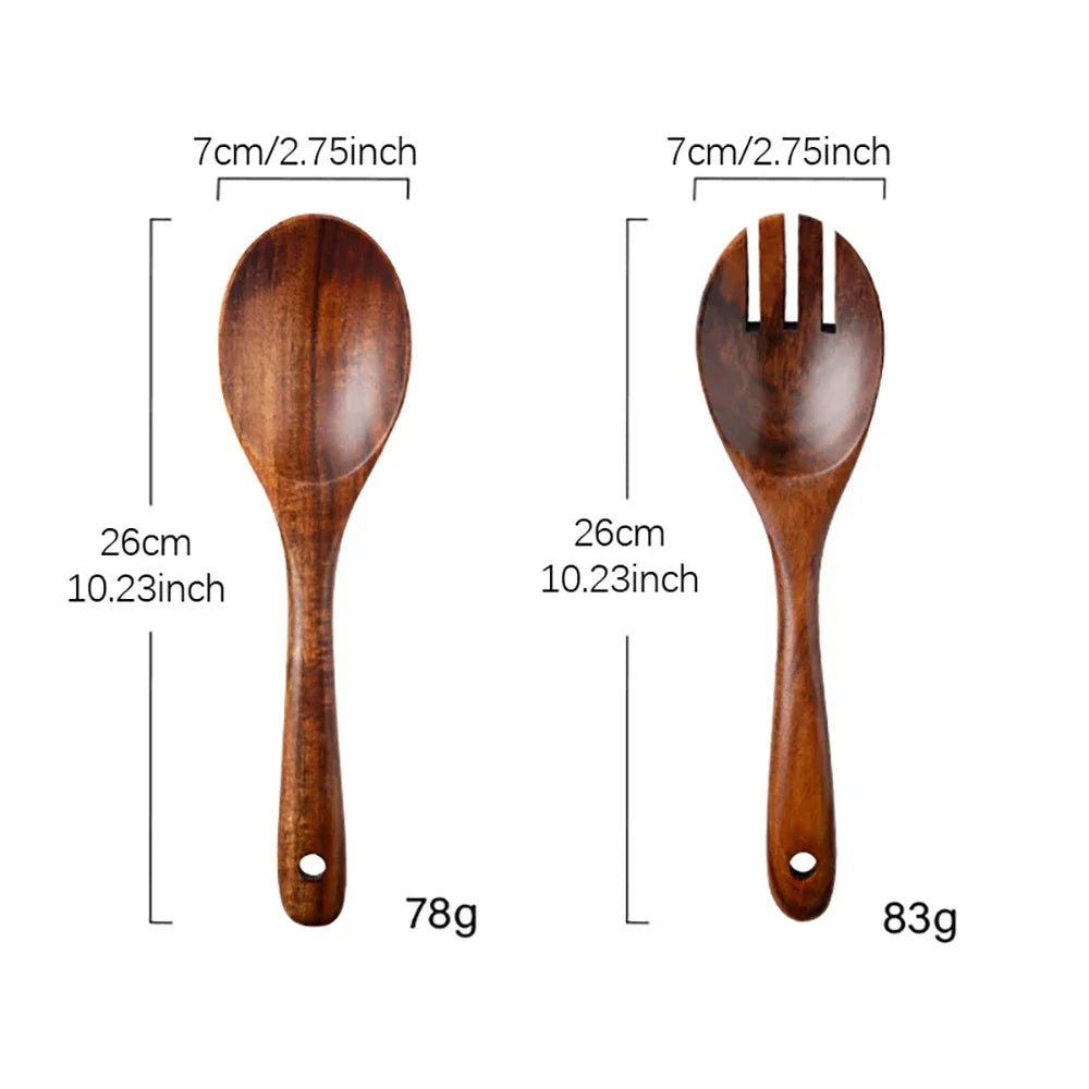 Serving Utensil - Japanese Style Wooden Set