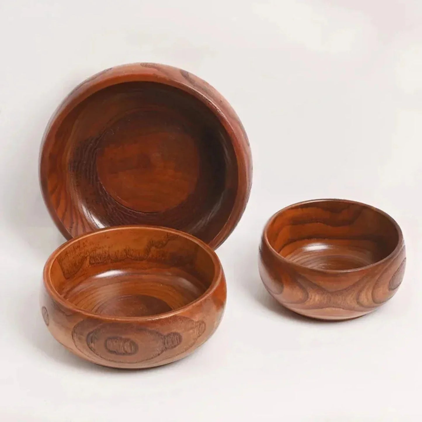 Wooden Bowl Made from Natural Wood Material